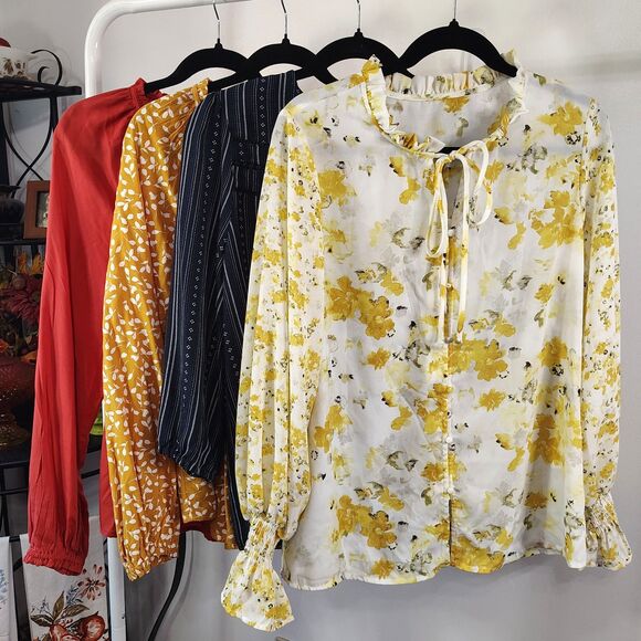 Style & Co. Tops - BOHO Career & Casual BUNDLE Medium Women's Long Sleeve Mixed Lot Wholesale